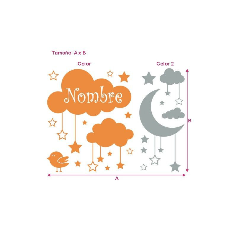 En las nubes personalizable