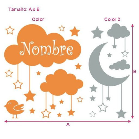 En las nubes personalizable