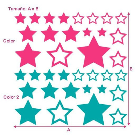 Estrellitas 2 Colores
