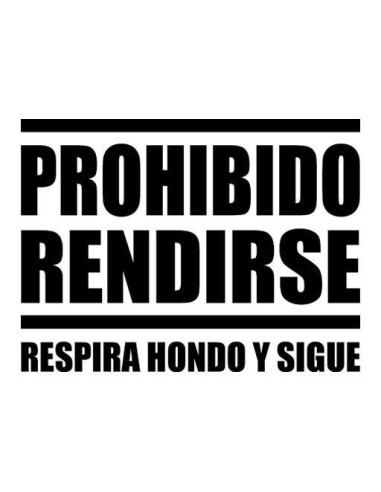 Prohibido rendirse