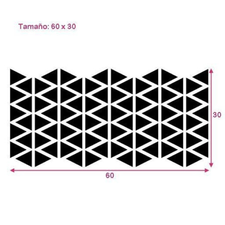 Vinilo básico mini triángulos