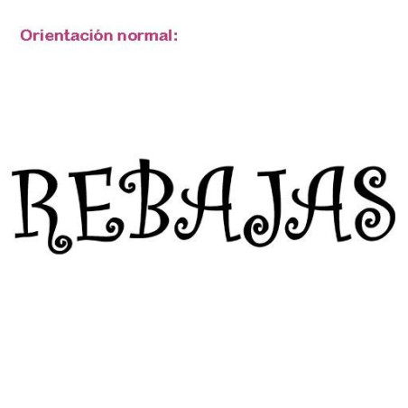 Rebajas decorativo