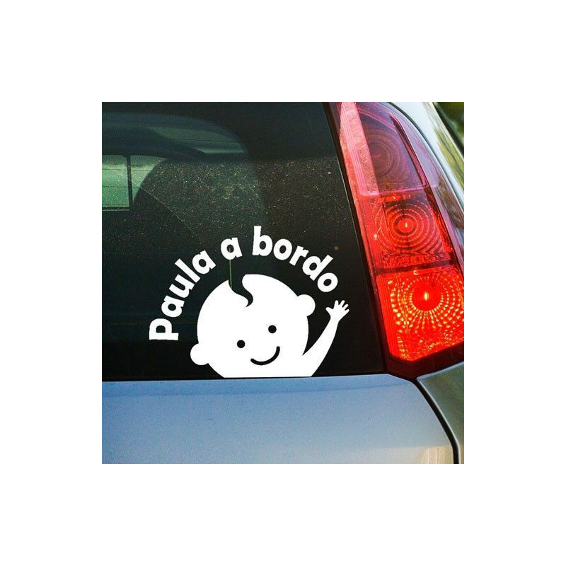 Bebé a bordo personalizado
