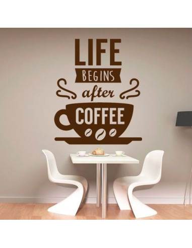 Life begins after coffee
