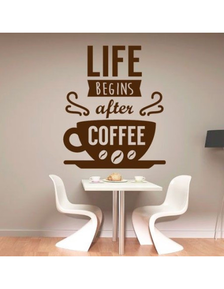 Life begins after coffee