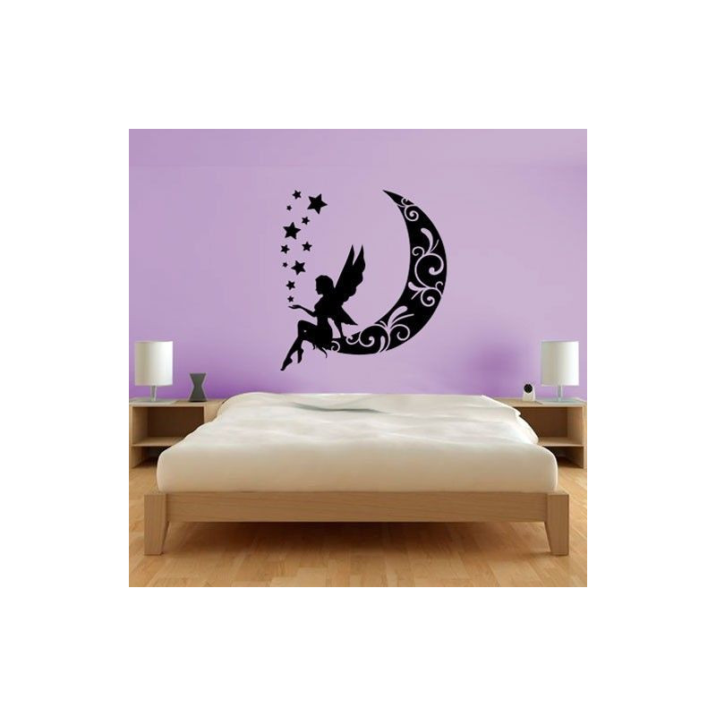 Luna creciente y hada