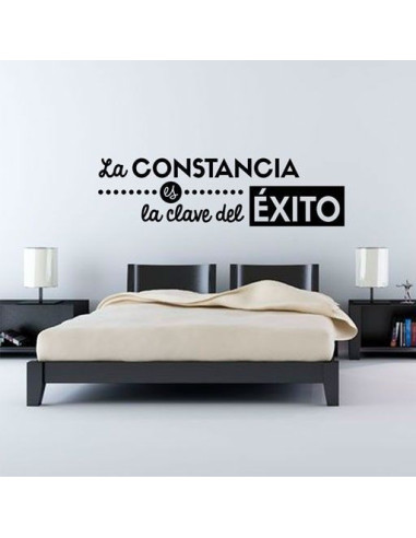 La constancia es la clave del éxito