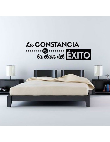 La constancia es la clave del éxito