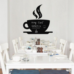 Pizarra taza de café