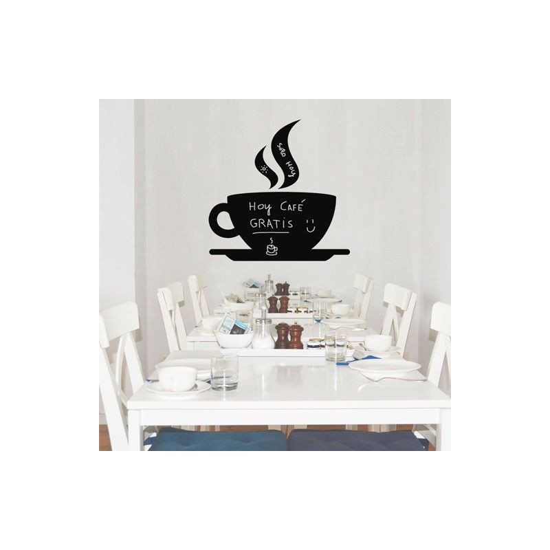 Pizarra taza de café