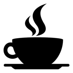 Pizarra taza de café 2