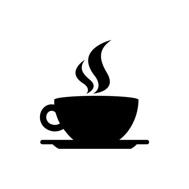 Pizarra taza de café