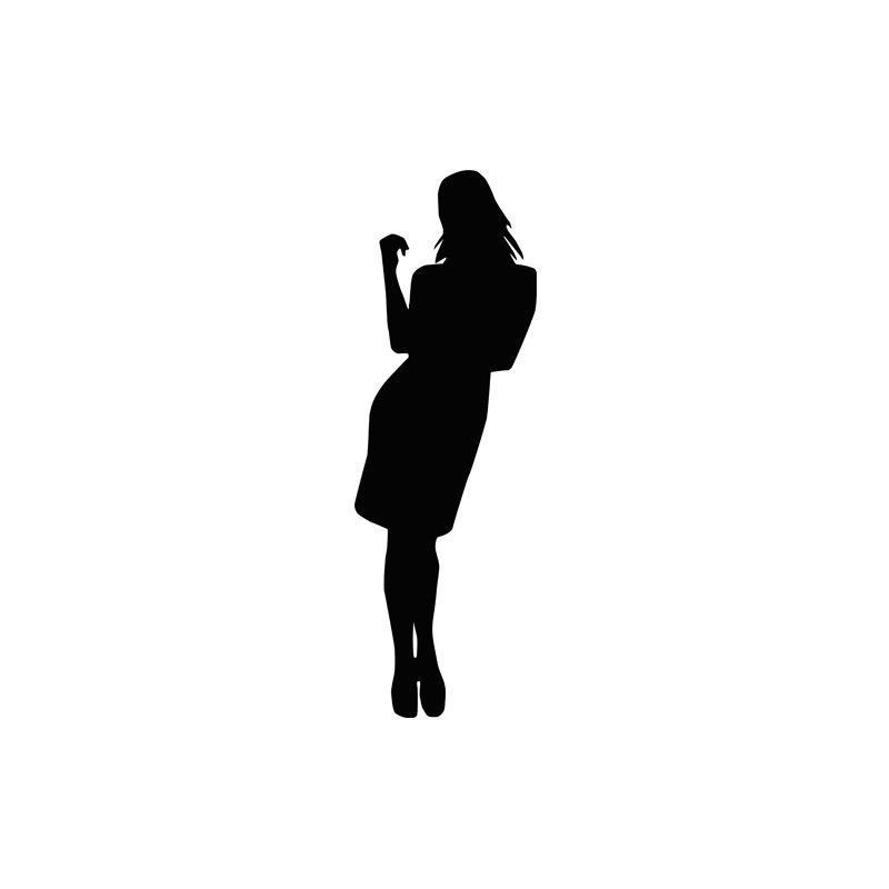 Silueta mujer