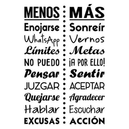 Menos enojarse y más sonreír