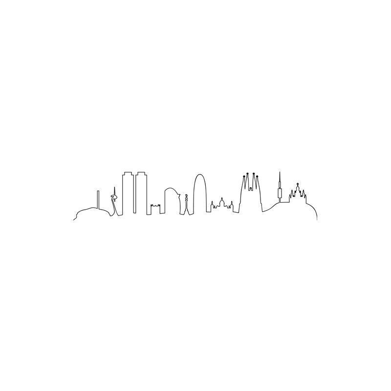 Skyline Barcelona Línea