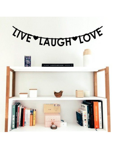 Guirnalda Live Laugh Love