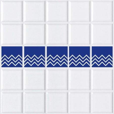 Azulejo Rayas zig zag