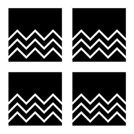 Azulejo Rayas zig zag