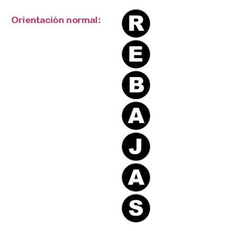 Rebajas círculos vertical