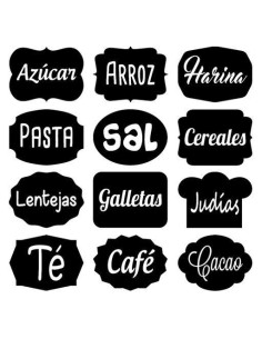Vinilos para frascos pack 1 2