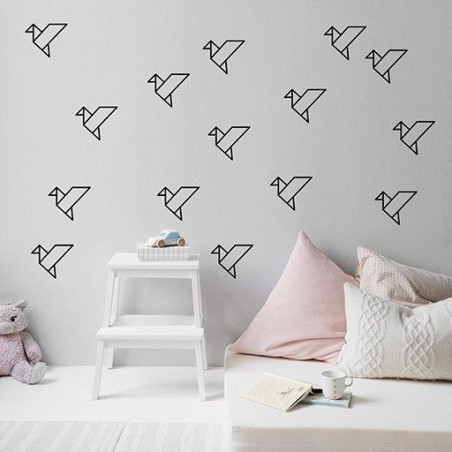 Pack pájaros origami
