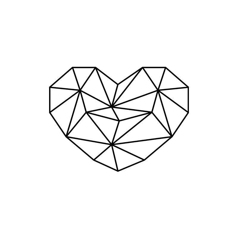 Corazón origami