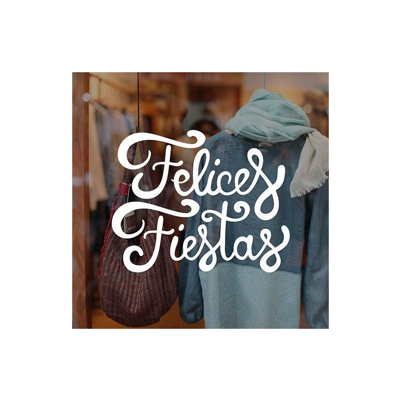 Felices fiestas a mano