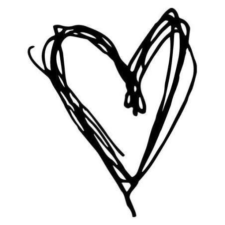 Corazón trazos