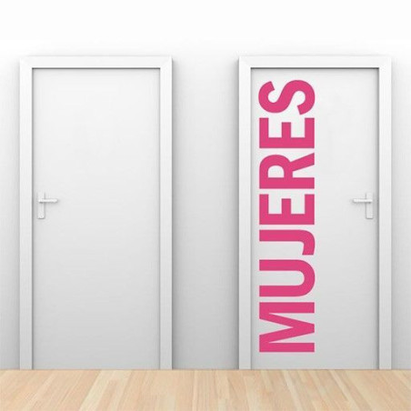 Vinilo baño mujeres