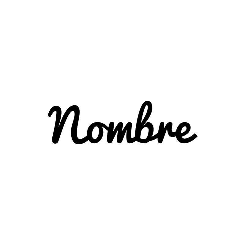 Vinilo nombre