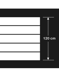 Vinilo efecto ácido bandas de alto 120 cm 2