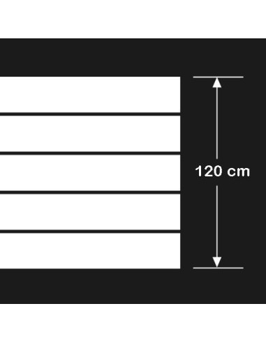 Vinilo efecto ácido bandas de alto 120 cm