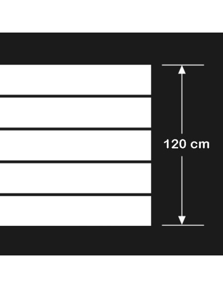 Vinilo efecto ácido bandas de alto 120 cm