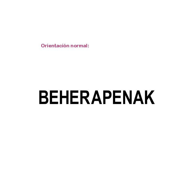 Beherapenak horizontal