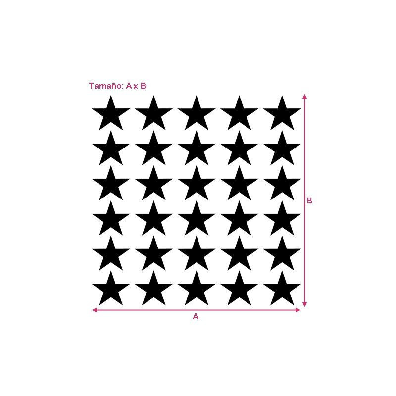 Estrellas de vinilo iguales