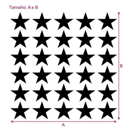Estrellas de vinilo iguales