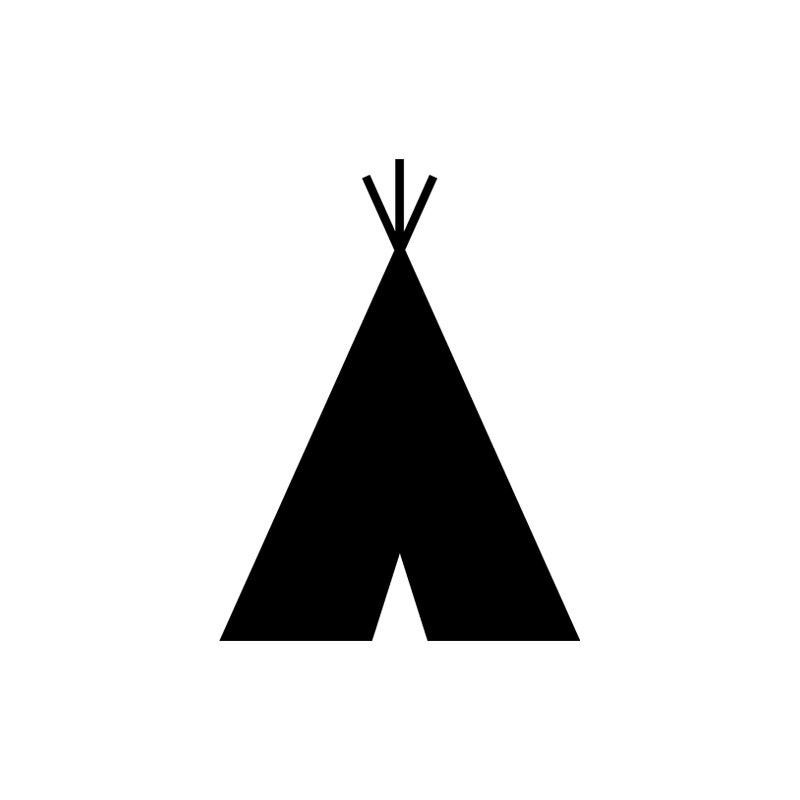 Pizarra tienda tipi
