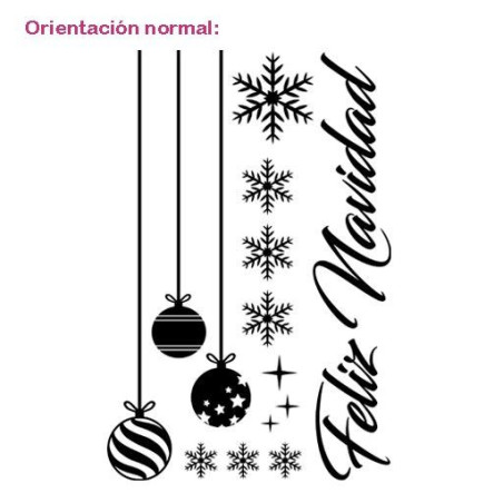 Bolas Copos y Feliz Navidad