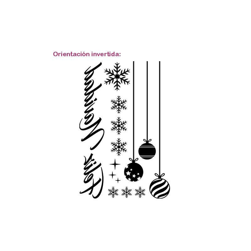 Bolas Copos y Feliz Navidad