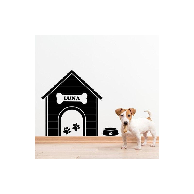 Caseta de perro personalizable