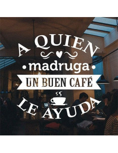 A quien madruga un buen café le ayuda