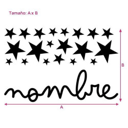 Pack nombre y estrellas 2