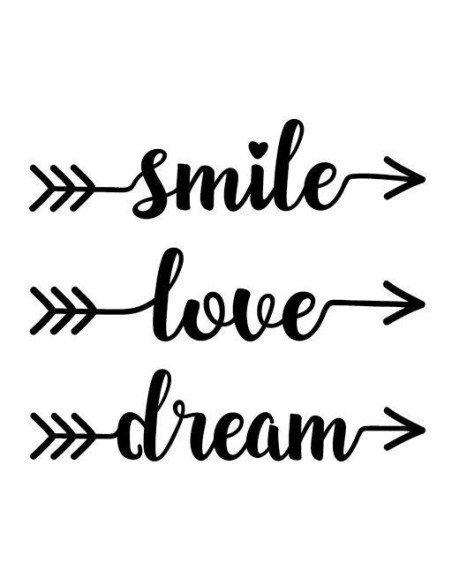 Flechas Smile Love Dream