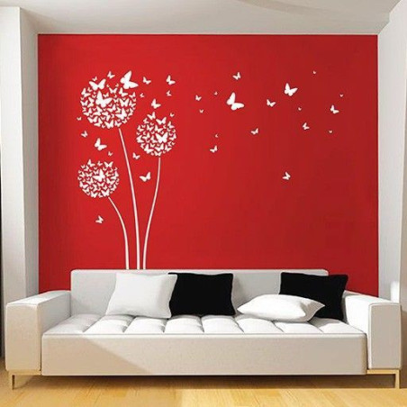 Diente de león mariposas