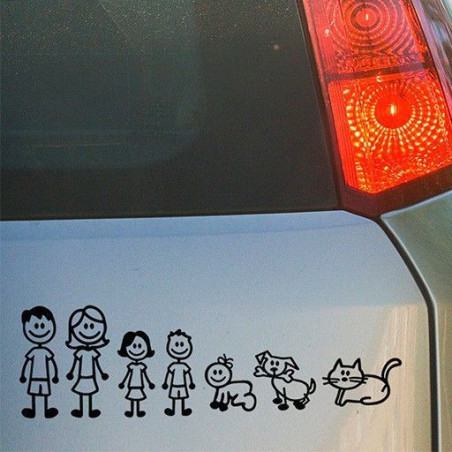 Vinilos de familia para coches