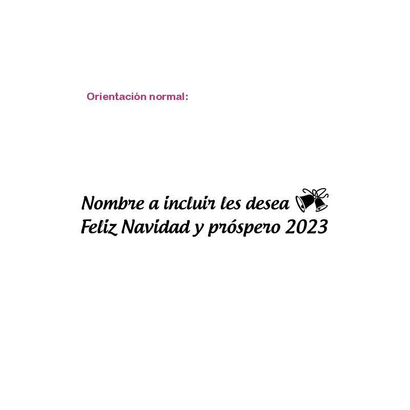 Feliz Navidad personalizado