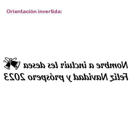 Feliz Navidad personalizado