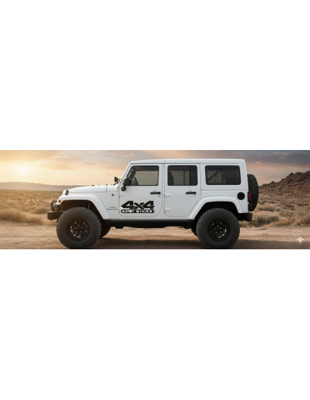Vinilo 4x4 OFF ROAD para Vehículos | Adhesivo Todoterreno Exterior