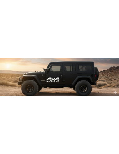 Vinilo 4x4 OFF ROAD para Vehículos | Adhesivo Todoterreno Exterior