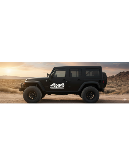 Vinilo 4x4 OFF ROAD para Vehículos | Adhesivo Todoterreno Exterior